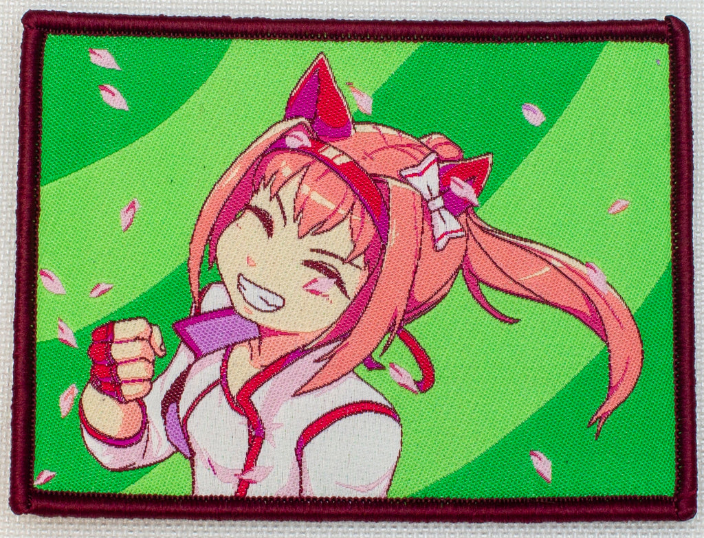 Uma Musume Haru Urara Velcro Patch