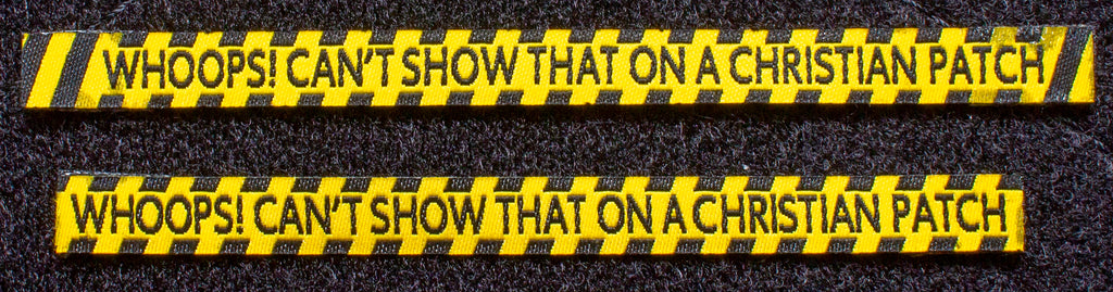 Censor Bar Velcro Patch