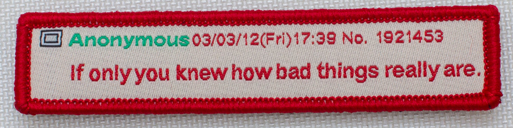 If Only You Knew Velcro Patch
